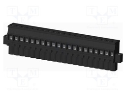 Connector: pluggable terminal block; plug; female; angled 90°