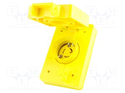 Connector: AC supply; straight; female; screw; socket; 15A; 277V