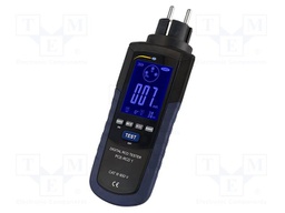 Tester: power socket; LCD; 50÷60Hz; 210÷240VAC; IP40