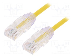 Patch cord; TX6-28™,U/UTP; 6; stranded; Cu; LSZH; yellow; Len: 3m