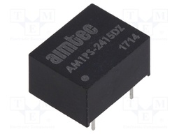 Converter: DC/DC; 1W; Uin: 21.6÷26.4V; Uout: 15VDC; Uout2: -15VDC