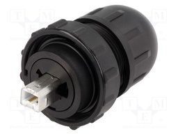 Plug; USB B; Data-Con-X; for cable; straight; USB 2.0; IP67,IP68
