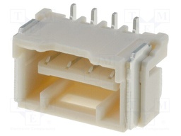 Socket; wire-board; male; CLIK-Mate; 2mm; PIN: 4; SMT; 3A; Layout: 1x4