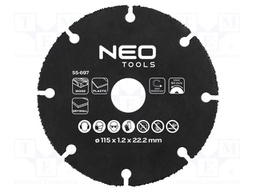 Circular saw; Ø: 115mm; Disc thick: 1.4mm; wood,plastic,chipboard