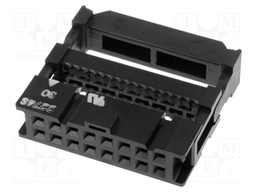 Plug; IDC; female; PIN: 16; IDC; for ribbon cable; 1.27mm