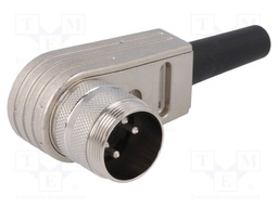 Connector: M16; male; for cable; IP40; plug; soldering; 300V; PIN: 5