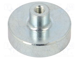 Magnet: permanent; samarium, cobalt; 150N; Ø: 25mm; H: 14mm; steel