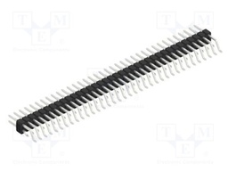 Connector: pin strips; pin header; male; PIN: 72; 2.54mm; SMT; 2x36