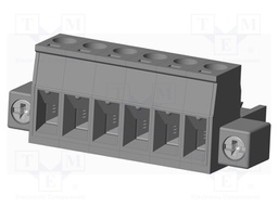 Connector: pluggable terminal block; plug; female; straight; grey