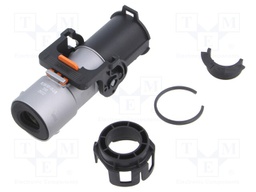 Connector: DC supply; male; straight; for cable; -40÷125°C; PIN: 1