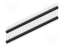 Connector: pin strips; pin header; male; PIN: 31; 2.54mm; THT; 1x31