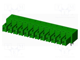 Connector: pluggable terminal block; socket; female; angled 90°