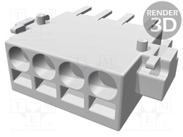 Connector: wire-board; female; PIN: 4; 2.54mm; Series: har-flexicon