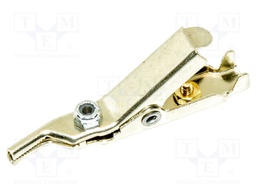 Crocodile clip; 5A; Grip capac: max.25.4mm; Overall len: 66.4mm
