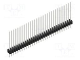 Connector: pin strips; pin header; male; PIN: 30; 1.27mm; THT; 1x30