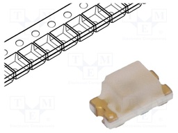 LED; SMD; 0603; blue; 18÷55mcd; 1.6x0.8x0.8mm; 140°; 3.4÷3.9V; 20mA