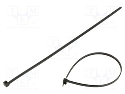 Cable tie; L: 270mm; W: 4.6mm; polyamide; 225N; black; Ømax: 73mm