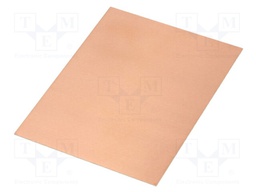 Laminate; FR4; 0.8mm; L: 100mm; W: 75mm; Coating: copper