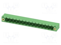 PCB headers, nominal cross section: 2.5 mm?, color: green, n