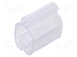 Markers for cables and wires; 8÷16mm; PVC; transparent; -30÷60°C