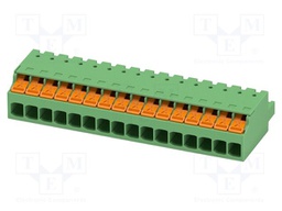 PCB connector, nominal cross section: 2.5 mm2, color: green,