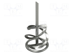 Mixer; 80mm; for mortar; Mounting: hexagonal