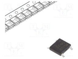 Single-phase bridge rectifier; Urmax: 1kV; If: 2A; Ifsm: 50A; ABS