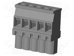 Connector: pluggable terminal block; plug; female; angled 90°