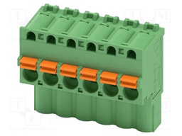 PCB connector, nominal cross section: 2.5 mm?, color: green,