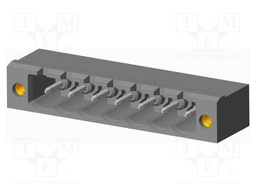 Connector: pluggable terminal block; socket; male; on PCBs