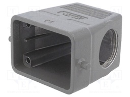 Enclosure: for HDC connectors; HDC; size 3; Locking: for latch