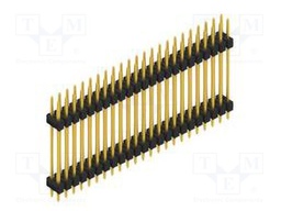 Connector: pin strips; pin header; male; PIN: 46; 2.54mm; THT; 2x23