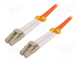Connector: fiber optic; patchcord; multi mode duplex (MM); male
