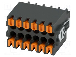 PCB connector, nominal cross section: 0.5 mm?, color: black,