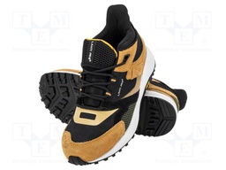 Shoes; Size: 47; beige-black; knitwear,nubuck,chamois; slip