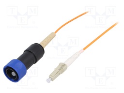 Connector: fiber optic; patchcord; PIN: 1; bayonet; Buccaneer 4000