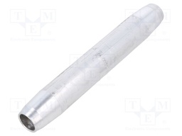 Tip: butt splice; non-insulated,reductive; aluminum; crimped