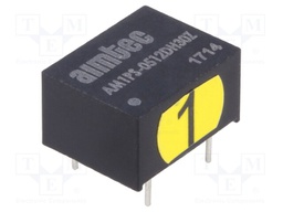 Converter: DC/DC; 1W; Uin: 4.5÷5.5V; Uout: 12VDC; Uout2: -12VDC; DIP8