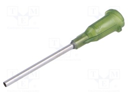 Needle: steel; 1"; Size: 14; straight; 1.6mm; Mounting: Luer Lock