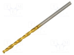 Drill bit; for metal; Ø: 1.5mm; L: 40mm; Working part len: 18mm