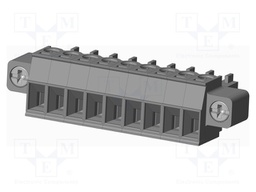 Connector: pluggable terminal block; plug; female; straight; grey