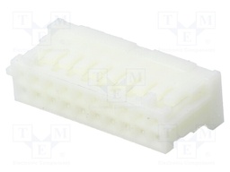 Plug; wire-wire/PCB; female; DF1B; 2.5mm; PIN: 20; w/o contacts