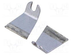 Tip; flat; 15mm; SMD,SOP,SOIC,for ZD-409 hot tweezers; Pcs: 2