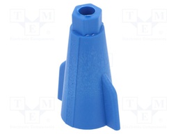 Close end; 1÷6mm2; 400V; 41A; screwed; blue; -25÷125°C