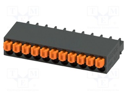 PCB connector, nominal cross section: 0.5 mm?, color: black,