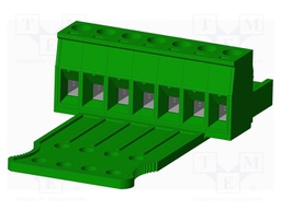 Connector: pluggable terminal block; plug; female; straight; 300V