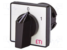 Switch: cam switch; Stabl.pos: 2; 16A; 0-1; for building in; Pos: 2