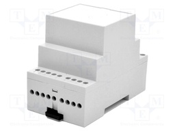 Enclosure: for DIN rail mounting; No.of mod: 3