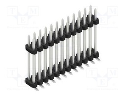 Connector: pin strips; pin header; male; PIN: 24; 2mm; SMT; 2x12