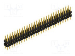 Connector: pin strips; pin header; male; PIN: 54; 2mm; THT; 2x27